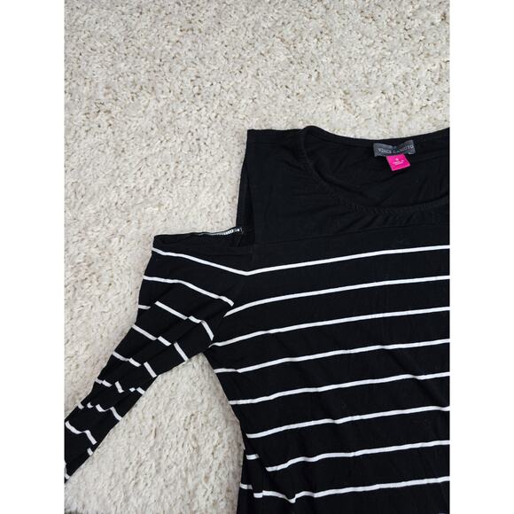 Vince Camuto black-and-white striped shirts size small - Picture 9 of 10